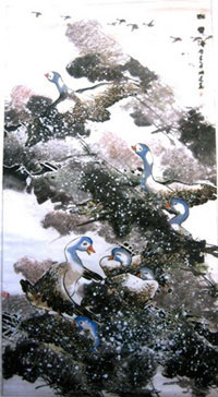 戏雪海